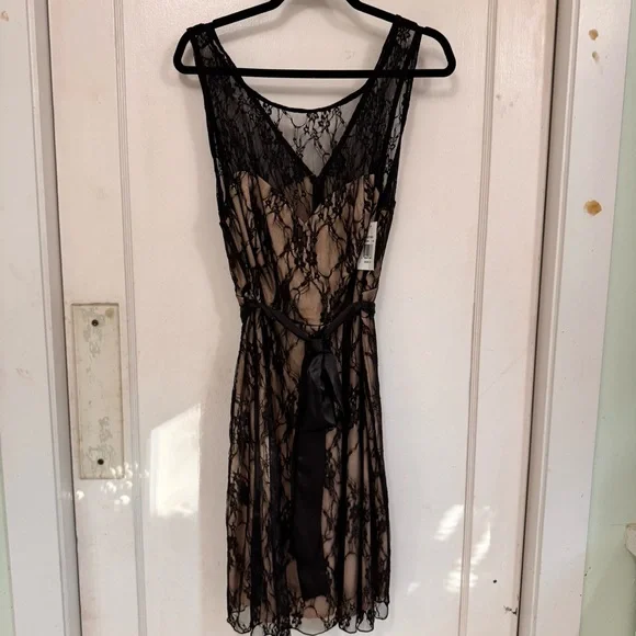 Elegant Black Lace DRESS - Picture 1 of 5